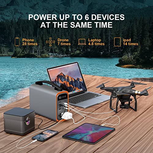 240Wh Portable Power Station for Travel, Camping, and Home