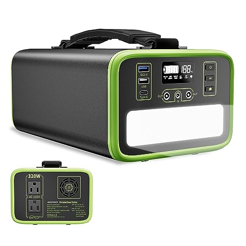 NECESPOW 281Wh Portable Power Station Solar Generator