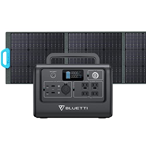 BLUETTI Solar Generator EB70S with PV200 Solar Panel