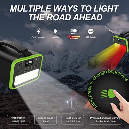 NECESPOW 281Wh Portable Power Station Solar Generator