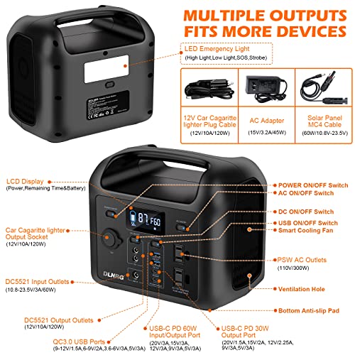 DLNRG R300 299Wh Portable Power Station