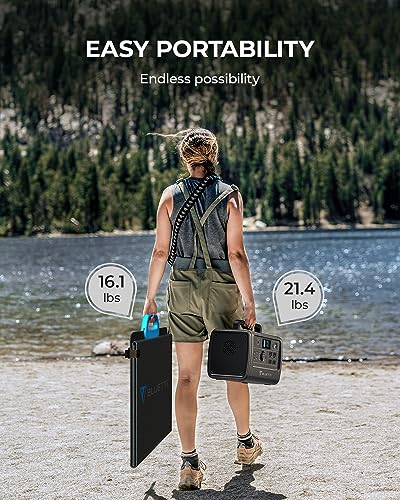 BLUETTI Solar Generator EB70S with PV200 Solar Panel