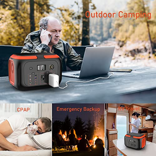 296Wh Portable Power Station with 40W Solar Panel