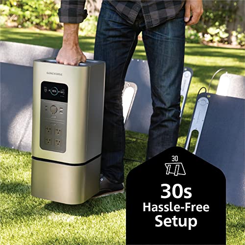 Geneverse Solar Generator: HomePower 2 PLUS Portable Power