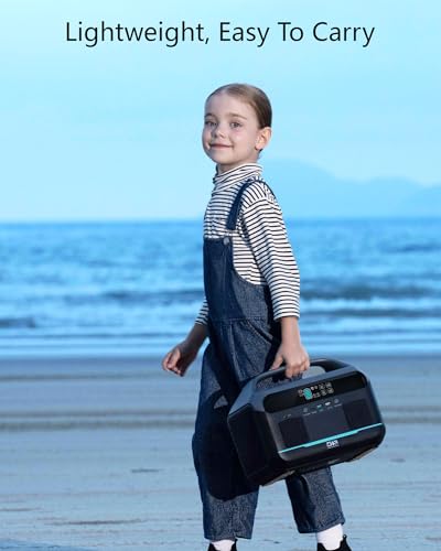 Quiet Portable Power Station, 268.8Wh Solar Generator