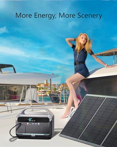 Quiet Portable Power Station, 268.8Wh Solar Generator