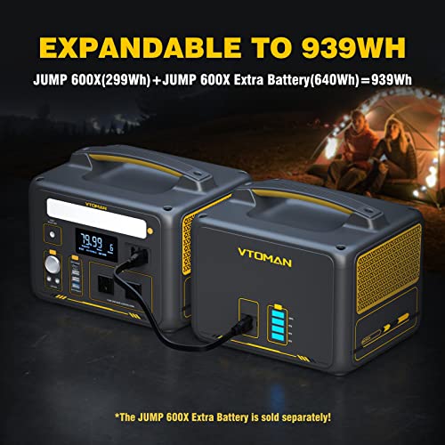 VTOMAN 600X Portable Power Station - 600W