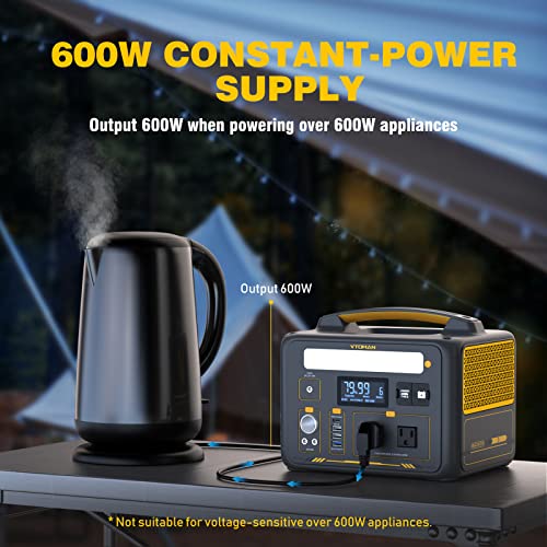 VTOMAN 600X Portable Power Station - 600W
