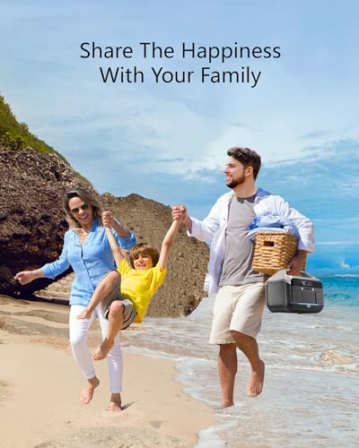 Quiet Portable Power Station, 268.8Wh Solar Generator