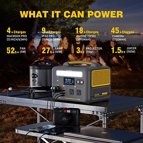 VTOMAN 600X Portable Power Station - 600W