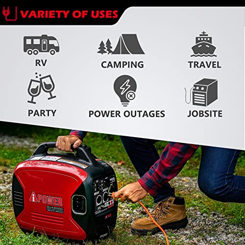 Ultra-Quiet Portable Inverter Generator for Camping & RV