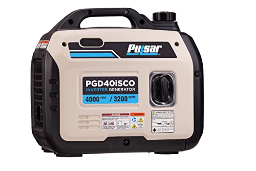 Pulsar 4000W Quiet Portable Gas Inverter Generator