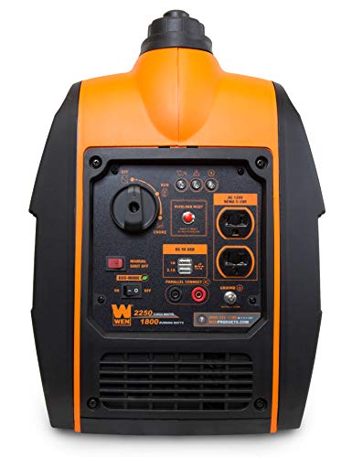 WEN 56225i 2250-Watt Gas Powered Inverter Generator, CARB Compliant
