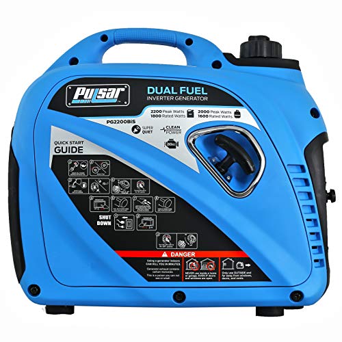 Pulsar 2,200W Dual Fuel Inverter Generator with USB