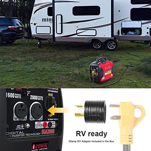 Ultra-Quiet Portable Inverter Generator for Camping & RV