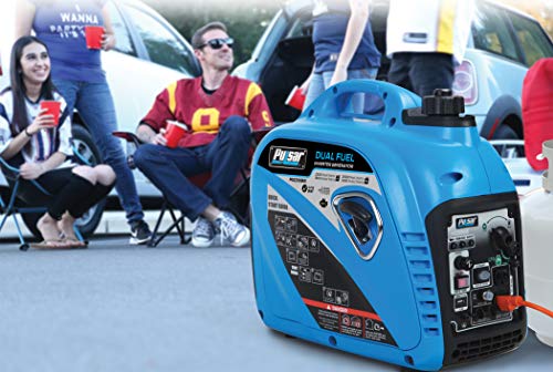Pulsar 2,200W Dual Fuel Inverter Generator with USB