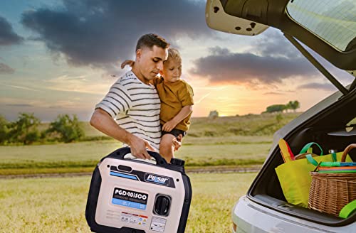 Pulsar 4000W Quiet Portable Gas Inverter Generator