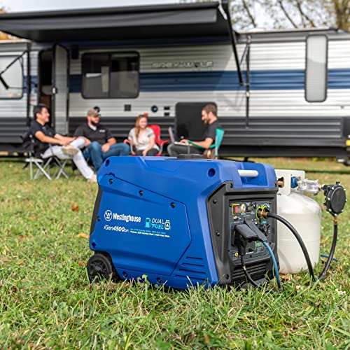 Westinghouse Dual Fuel Inverter Generator, 4500 Peak Watts