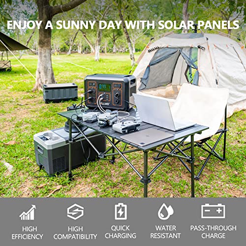 ALLWEI Solar Generator 1200W + 200W Solar Panel