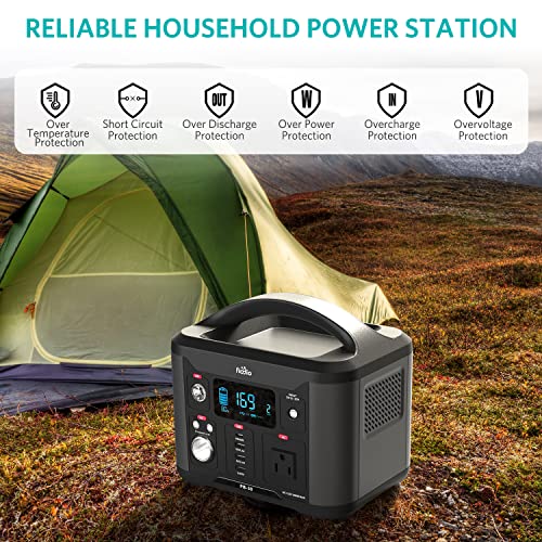 Fiodio 300Wh Portable Power Station: AC Outlet, PD Quick Charge