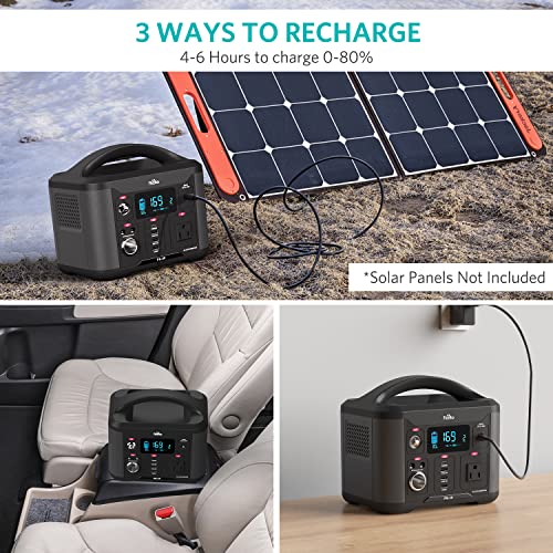 Fiodio 300Wh Portable Power Station: AC Outlet, PD Quick Charge