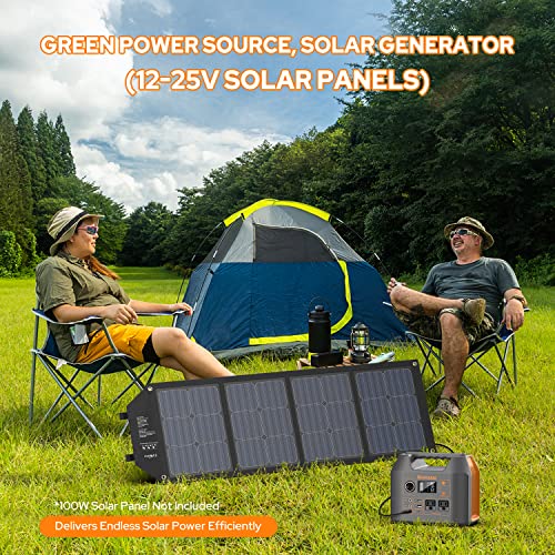 EnginStar Portable Power Station: 296Wh Solar Generator