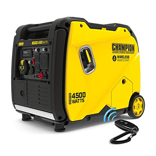 Champion 4500-Watt Portable Inverter Generator + Cover