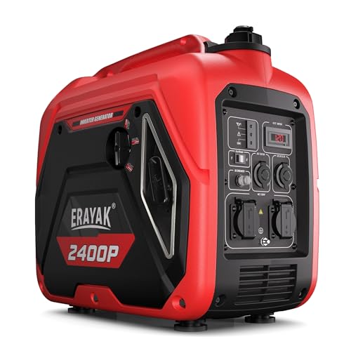 2400W Ultra-Quiet Portable Inverter Generator for RV, Camping