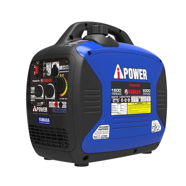 Ultra-Quiet 2000W Portable Inverter Generator - RV Ready