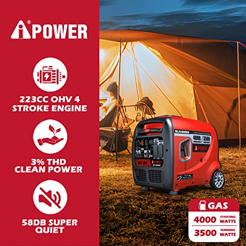 A-iPower SUA4000i 4000W Portable Inverter Generator