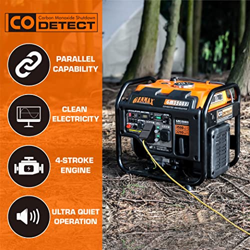 GENMAX GM3500Xi Inverter RV Generator - 3500W