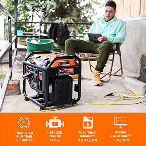 GENMAX GM3500Xi Inverter RV Generator - 3500W