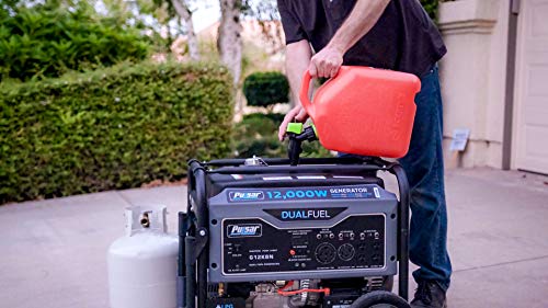 Pulsar G12KBN Dual Fuel Generator - Heavy Duty & RV Ready
