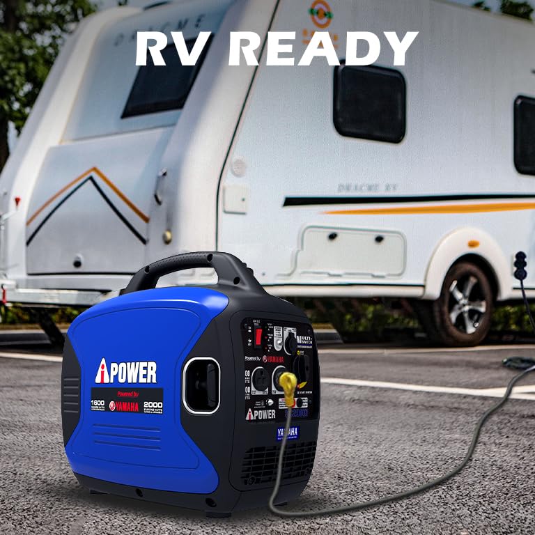 Ultra-Quiet 2000W Portable Inverter Generator - RV Ready