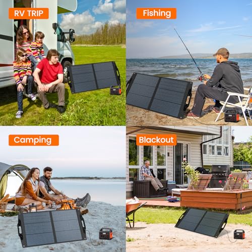 100W Solar Panel Charger for Portable Generators