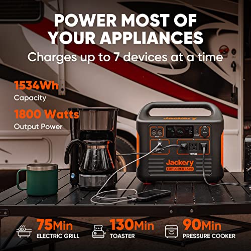 Jackery Explorer 1500: Powerful Portable Solar Generator