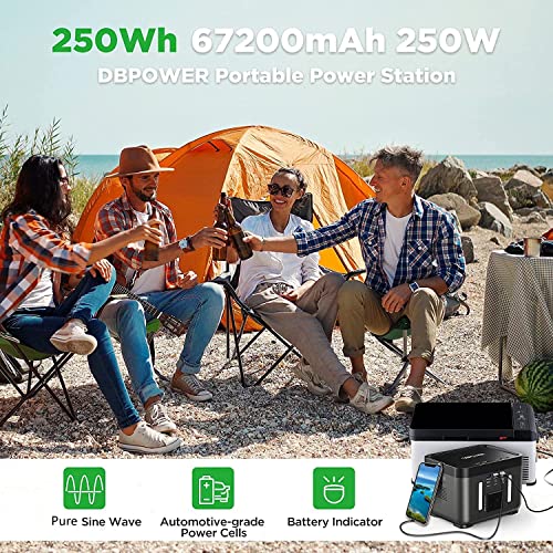 DBPOWER 350W Portable Power Station for Camping and CPAP