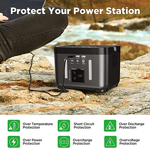 DBPOWER 350W Portable Power Station for Camping and CPAP
