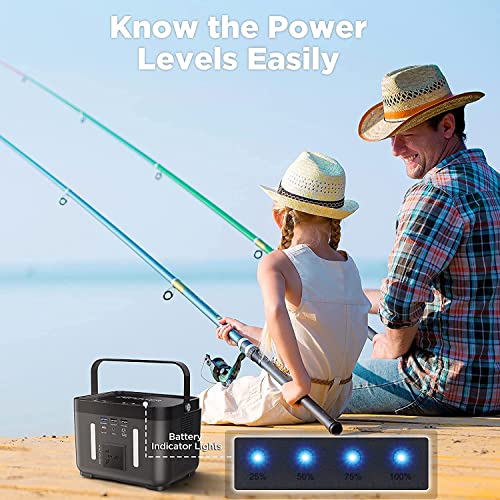 DBPOWER 350W Portable Power Station for Camping and CPAP