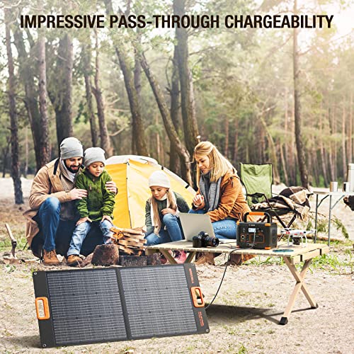 Outdoor Solar Generator with Portable Solar Panel