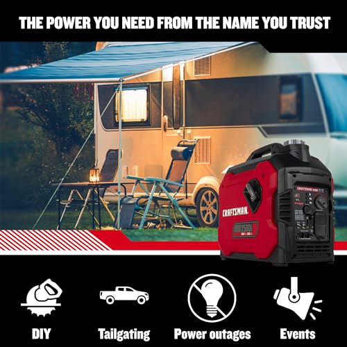 Craftsman C0010250 2,500-Watt Gas Portable Generator