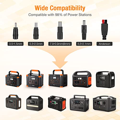 Outdoor Solar Generator with Portable Solar Panel