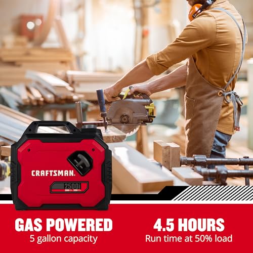 Craftsman C0010250 2,500-Watt Gas Portable Generator