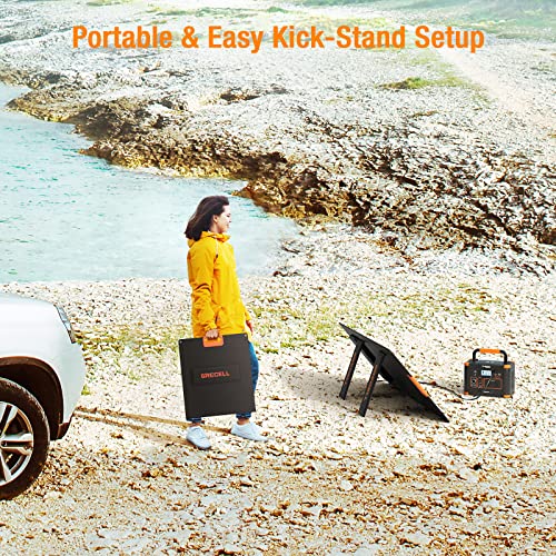 Outdoor Solar Generator with Portable Solar Panel