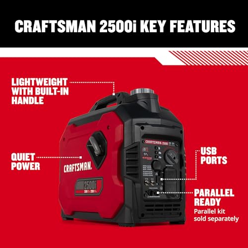 Craftsman C0010250 2,500-Watt Gas Portable Generator