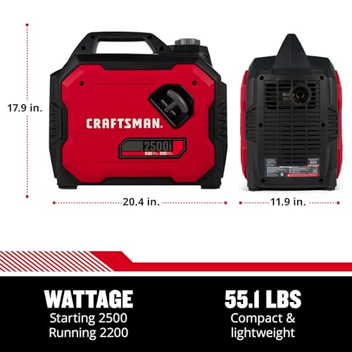 Craftsman C0010250 2,500-Watt Gas Portable Generator