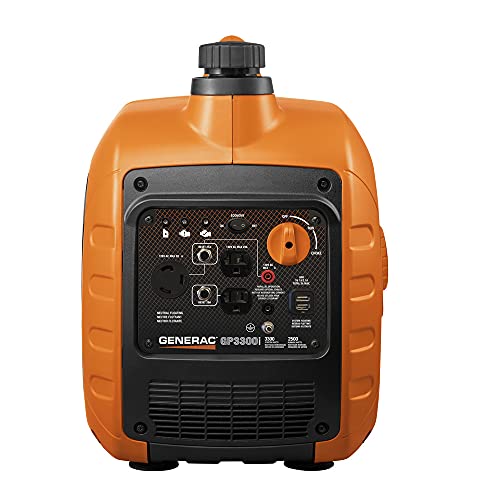 Generac GP3300i 3,300-Watt Gas-Powered Inverter Generator - CARB Compliant