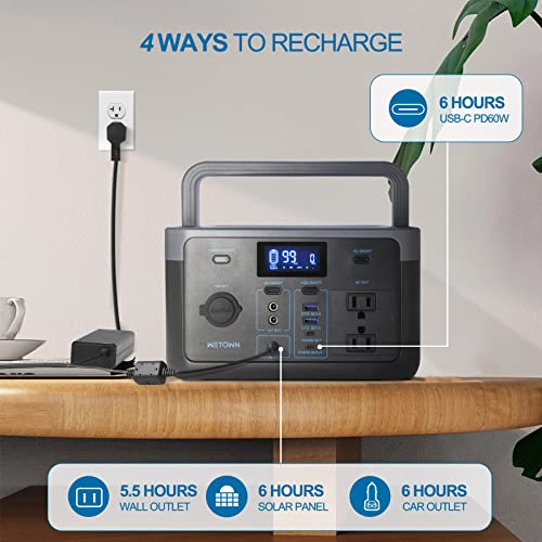 300W LiFePO4 Portable Power Station with Solar Generator