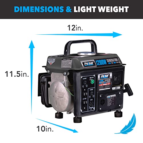 Pulsar G1200SG Gas-Powered Portable Generator