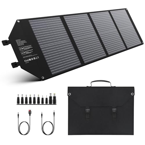 Foldable Solar Panel Charger for Portable Generators